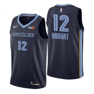 Men's Ja Morant Memphis Grizzlies Basketball Jersey Navy