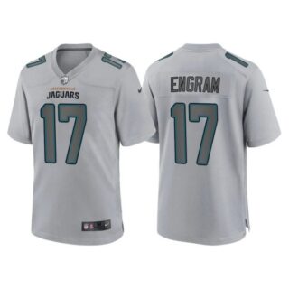 Men's Jacksonville Jaguars Evan Engram Gray Atmosphere Fashion Stitched Jersey