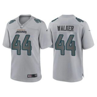 Men's Jacksonville Jaguars Travon Walker Gray Atmosphere Fashion Stitched Jersey