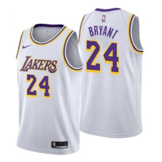Men's Kobe Bryant Los Angeles Lakers Basketball Jersey White