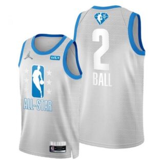 Men's Lamelo Ball 2022 All-Star Game Swingman Stitched Jersey - Gray