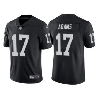 Youth Las Vegas Raiders Davante Adams Black Vapor Limited Stitched Jersey