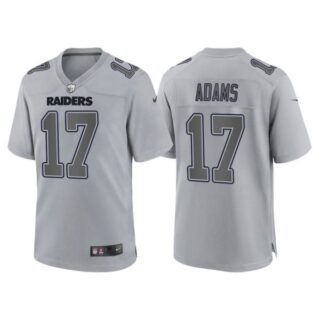 Youth Las Vegas Raiders Davante Adams Gray Atmosphere Fashion Stitched Jersey