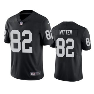 Men's #82 Jason Witten Las Vegas Raiders Vapor Limited Jersey Stitched Black