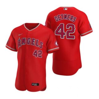 Men's Reid Detmers Los Angeles Angels Flex Base Jersey Red