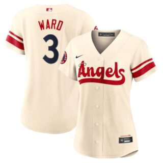 Women's Los Angeles Angels Taylor Ward 2022 City Connect Cream Stitched Jersey