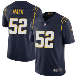 Youth Los Angeles Chargers Khalil Mack Navy Vapor Limited Stitched Jersey