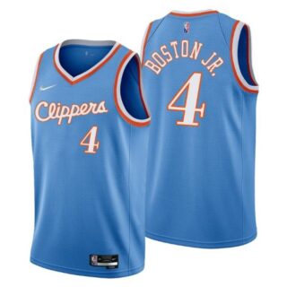 Men's Brandon Boston Jr. Los Angeles Clippers 75th Anniversary Diamond Jersey