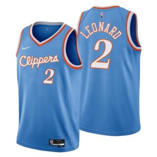 Men's Kawhi Leonard Los Angeles Clippers 75th Anniversary Diamond Jersey