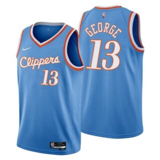 Men's Paul George Los Angeles Clippers 75th Anniversary Diamond Jersey