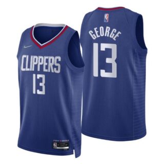 Men's Paul George Los Angeles Clippers 75th Anniversary Diamond Jersey