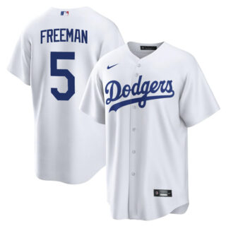 Men's Freddie Freeman Los Angeles Dodgers White Stitched Jersey White