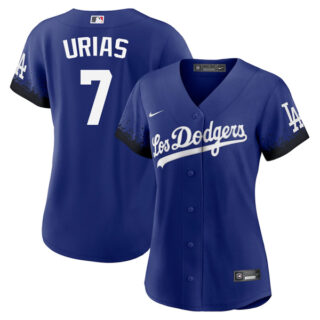Women Julio Urias Los Angeles Dodgers 2021 City Connect Stitched Jersey