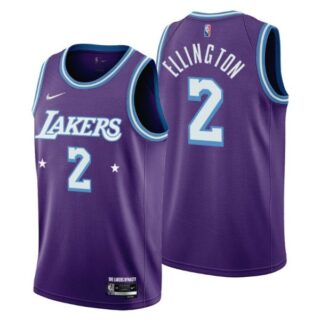 Men's Wayne Ellington Los Angeles Lakers 75th Anniversary Diamond Jersey