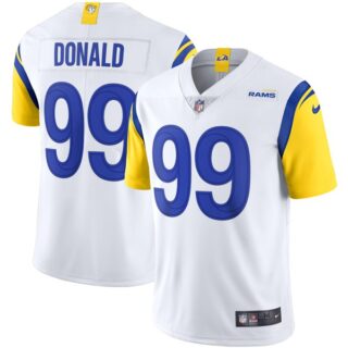 Men's Aaron Donald Los Angeles Rams Vapor Limited White Jersey Stitched White