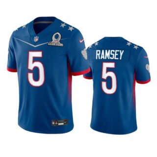 Men's Jalen Ramsey Los Angeles Rams 2022 NFC Pro Bowl Stitched Jersey Royal