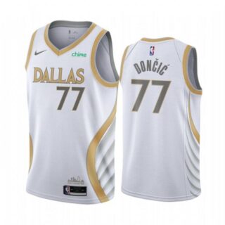 Men's Luka Doncic Dallas Mavericks Basketball Jersey White