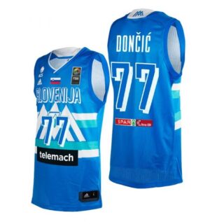 Men's #77 Luka Doncic Slovenija Basketball Jersey 2021 Tokyo Olympics - Printed Jersey