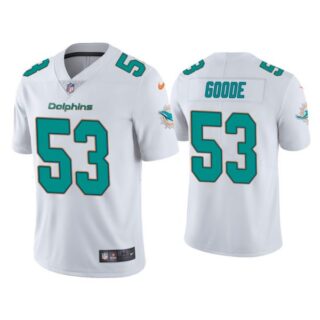 Men's Cameron Goode Miami Dolphins Vapor Limited Stitched Jersey White