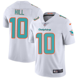 Youth Miami Dolphins Tyreek Hill White Vapor Limited Stitched Jersey