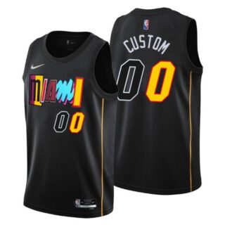 Men's Custom Miami Heat 75th Anniversary Diamond Jersey