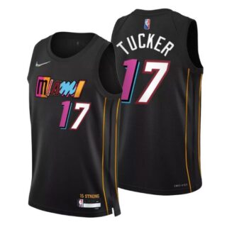 Men's P.J. Tucker Miami Heat 75th Anniversary Diamond Jersey