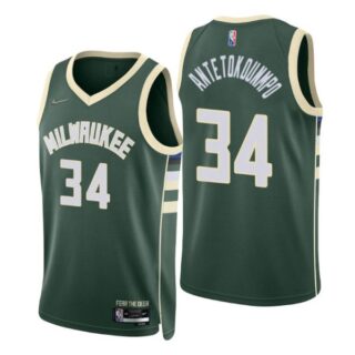 Men's Giannis Antetokounmpo Milwaukee Bucks 75th Anniversary Diamond Jersey