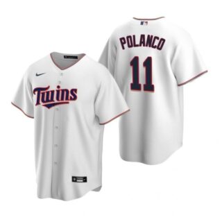Men's Jorge Polanco Minnesota Twins Cool Base Jersey White