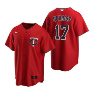 Men's Jose Berrios Minnesota Twins Cool Base Jersey Red