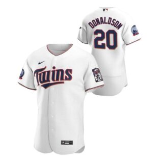 Men's Josh Donaldson Minnesota Twins Flex Base Jersey White