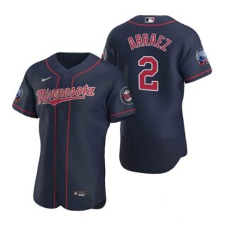 Men's Luis Arraez Minnesota Twins Flex Base Jersey Navy