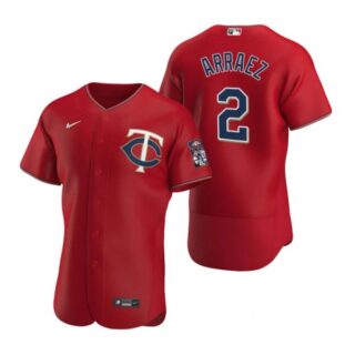 Men's Luis Arraez Minnesota Twins Flex Base Jersey Red