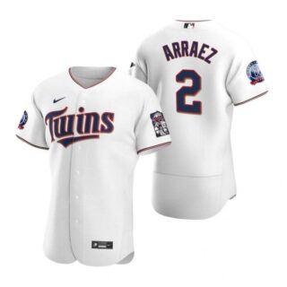 Men's Luis Arraez Minnesota Twins Flex Base Jersey White