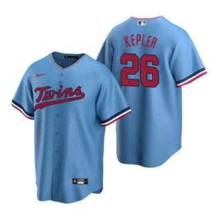 Men's Max Kepler Minnesota Twins Cool Base Jersey Light Blue