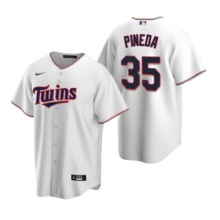 Men's Michael Pineda Minnesota Twins Cool Base Jersey White