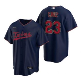 Men's Nelson Cruz Minnesota Twins Cool Base Jersey Navy