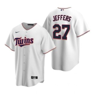 Men's Ryan Jeffers Minnesota Twins Cool Base Jersey White
