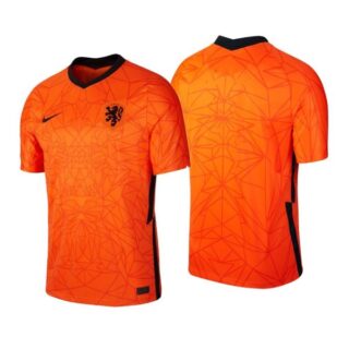 Men's Blank Netherlands National Orange Home Jersey