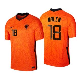 Men's Donyell Malen Netherlands National Orange Home Jersey