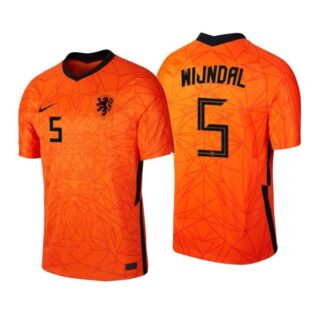 Men's Owen Wijndal Netherlands National Orange Home Jersey