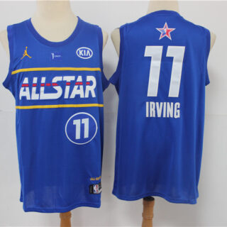 nets 11 Kyrie Irving 2021 All Star Game Blue Swingman Jersey