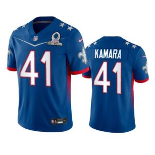 Men's Alvin Kamara New Orleans Saints 2022 NFC Pro Bowl Stitched Jersey Royal