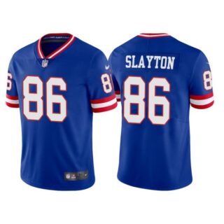 Women's New York Giants Darius Slayton Royal Classic Vapor Limited Stitched Jersey
