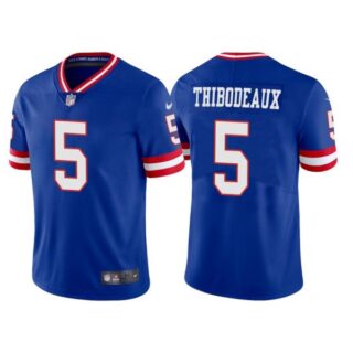 Women's New York Giants Kayvon Thibodeaux Royal Classic Vapor Limited Stitched Jersey