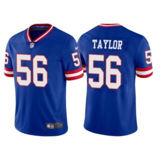 Women's New York Giants Lawrence Taylor Royal Classic Vapor Limited Stitched Jersey