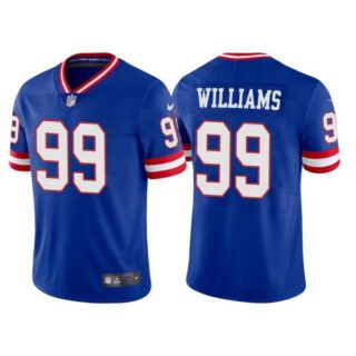 Women's New York Giants Leonard Williams Royal Classic Vapor Limited Stitched Jersey