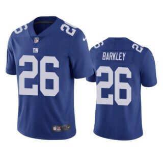 Men's #26 Saquon Barkley New York Giants Limited Stitched Jersey Royal