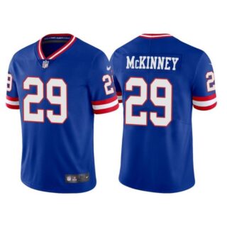 Women's New York Giants Xavier Mckinney Royal Classic Vapor Limited Stitched Jersey
