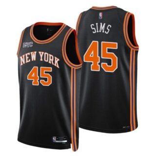 Men's Jericho Sims New York Knicks 75th Anniversary Diamond Jersey
