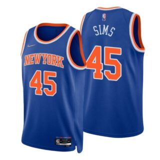Men's Jericho Sims New York Knicks 75th Anniversary Diamond Jersey